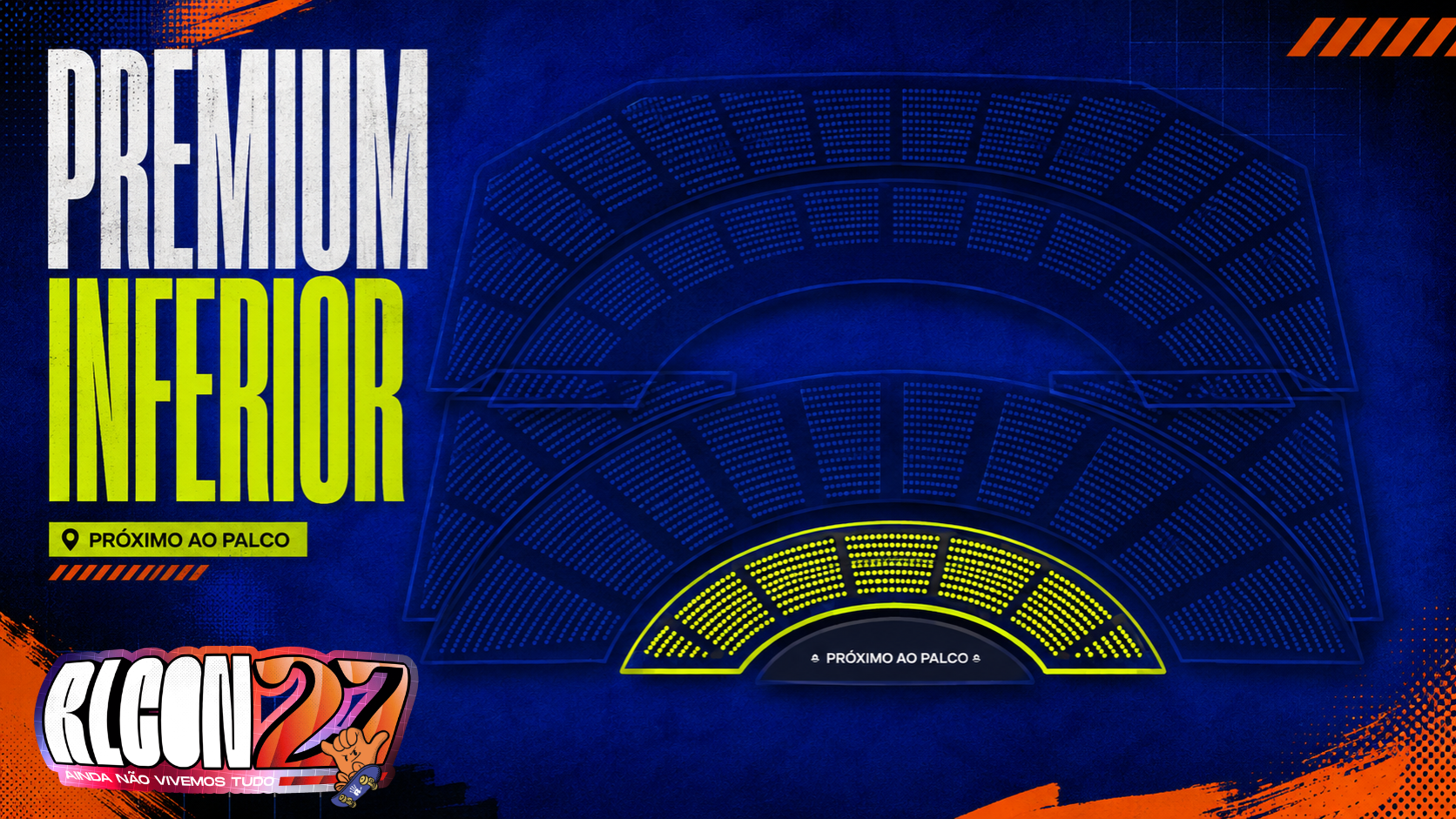 Mapa do setor Premium Inferior