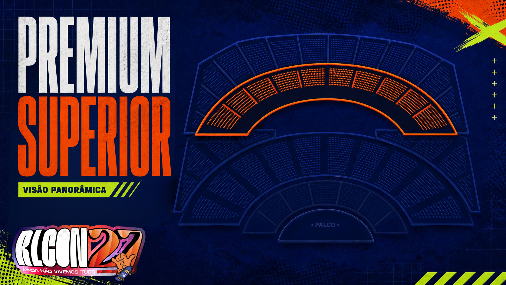 Mapa do setor Premium Superior